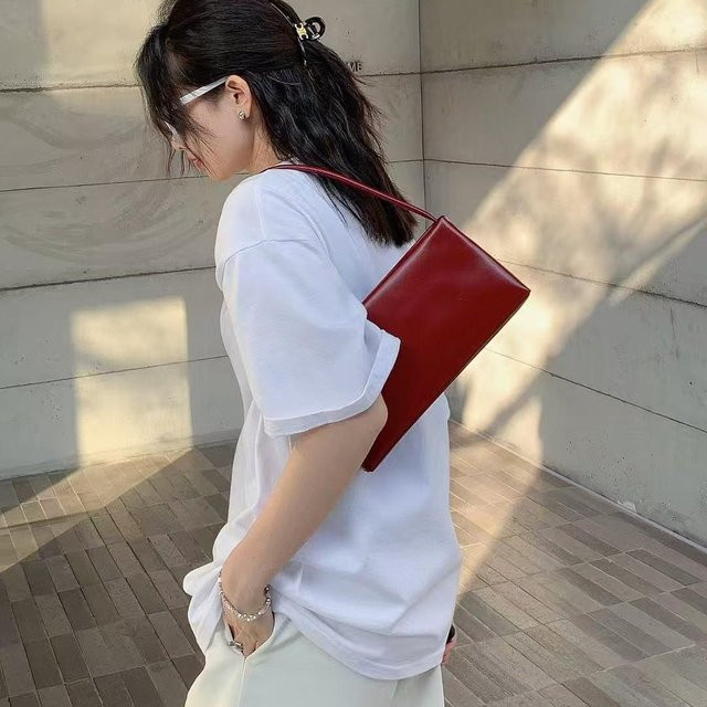 JMG Bags Achseltasche Leder, Rot, Damen - Bild 1