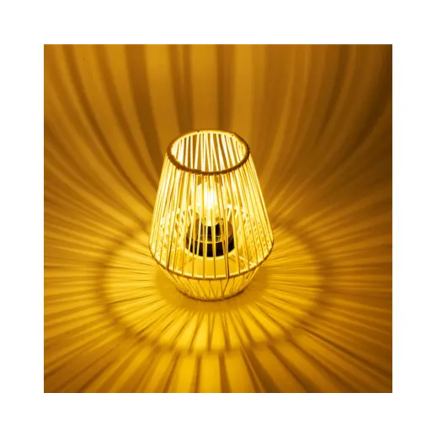 LUMINEO Solarleuchte Tischlampe in Weiß für Garten, Terrasse und Balkon - Bild 2