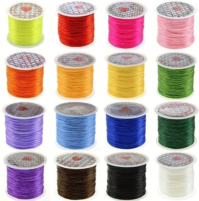 JHNBY Beading Stretch Cords, Transparent, Unisex - Bild 1