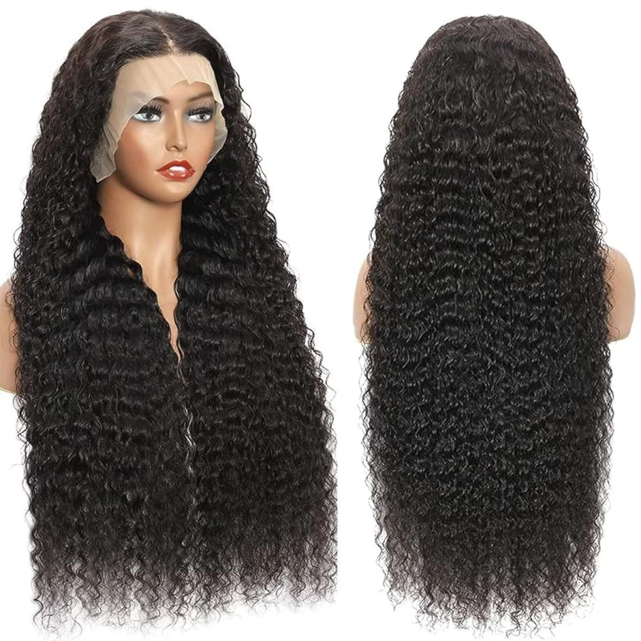 ALIKODY Echthaarperücke Jerry Curly, 13x6 HD Lace Frontal, Damen - Bild 7