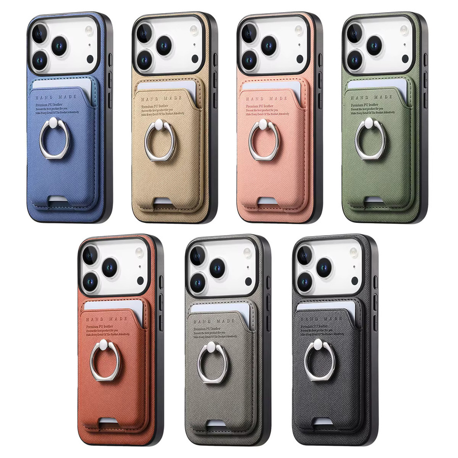 szHAIyu 2in1 Magnetische iPhone Hülle mit abnehmbarer Lederbrieftasche für iPhone 17 Pro Max, 16, 15 Plus, 14, 13, 12, 11 Pro in Schwarz und Rot - Bild 6