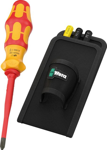 Wera Kraftform Kompakt VDE GO RA 1 Schraubendreher Set mit Holster, 5-teilig, Multicolour - Bild 1