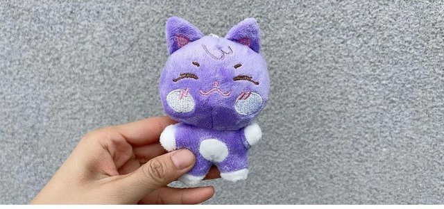 Fashnics Schlüsselanhänger Plüschtier, 10 cm, gray, Unisex - Bild 1