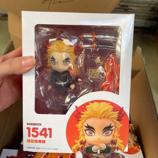 Xingshoulang Demon Slayer Kyojuro Rengoku Actionfigur Gesicht tauschbar - Bild 1