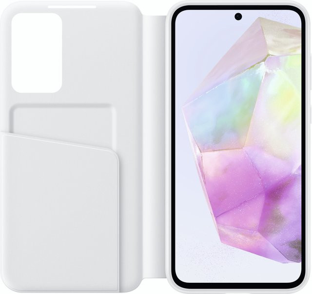 Samsung Smart View Wallet Case für Galaxy A35 5G Handyhülle in Weiß EF-ZA356 - Bild 1