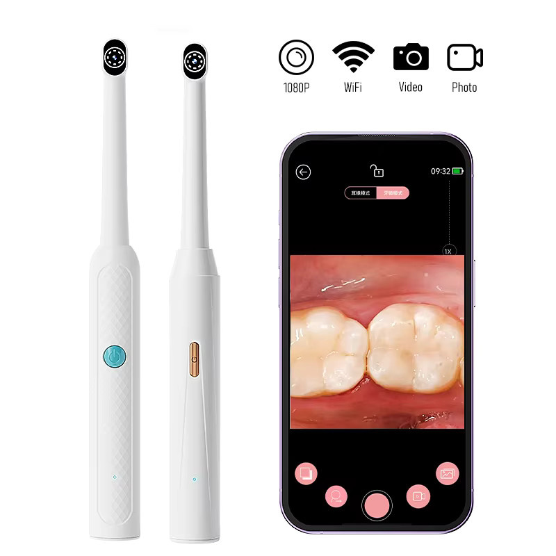 ZYPUSON WiFi-Oralendoskop, kabelloses visuelles HD-Endoskop, 8 LEDs - Bild 3