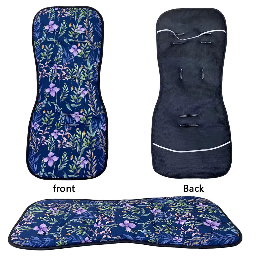 Weiches Sitzkissen für Kinderwagen und Hochstühle in Blau - Bild 4