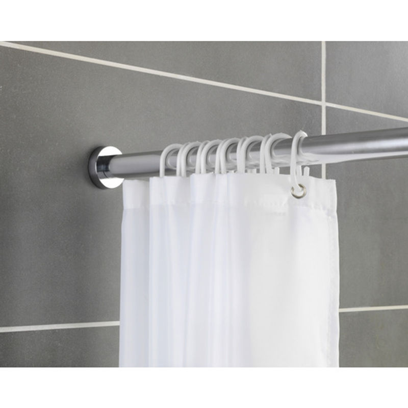 Wenko Teleskop-Duschstange Luz aus Edelstahl, silberfarben, Breite: 70 cm - 115 cm - Bild 3