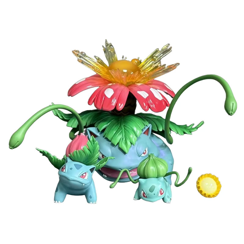 Bandai Pokémon Bulbasaur Ivysaur Venusaur Evolution Set, Actionfiguren - Bild 3