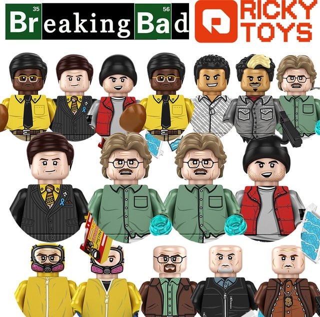Ricky Toys Breaking Bad Walter Hartwell White, Bausteine, Mini-Actionfigur - Bild 1