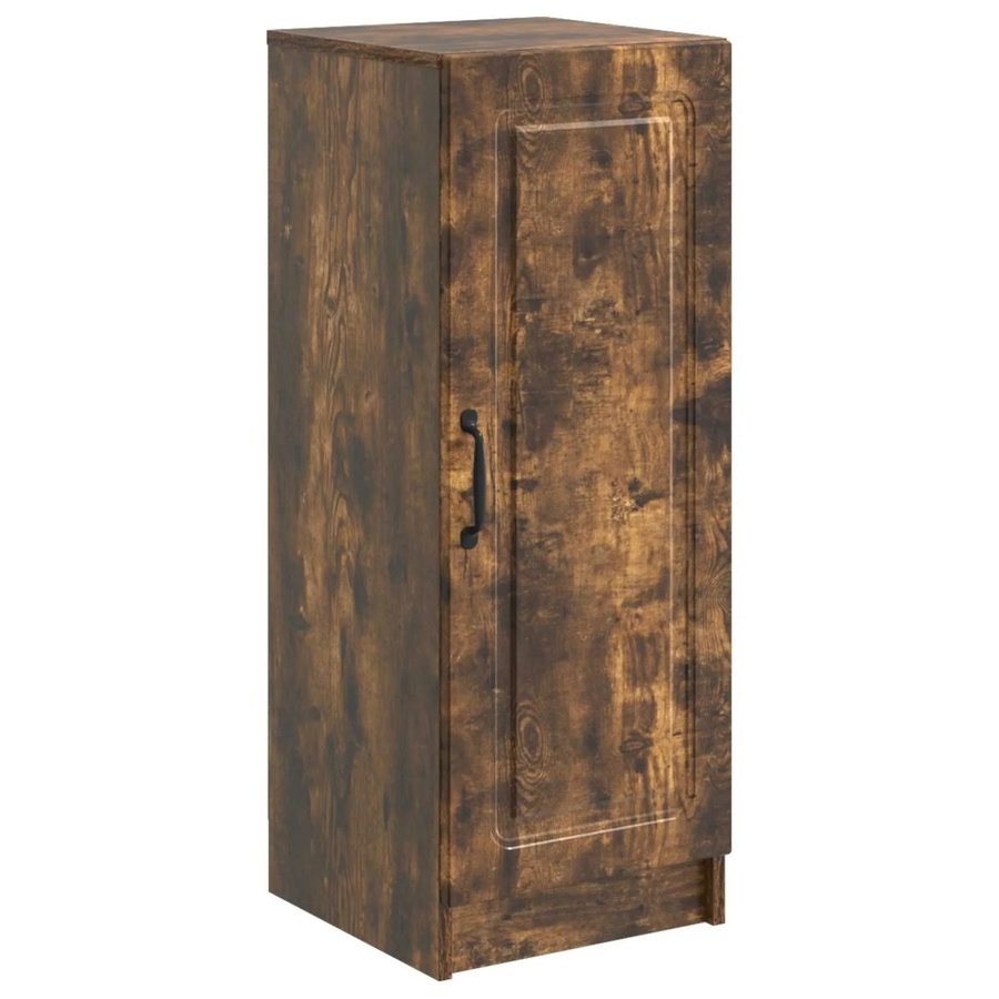 vidaXL Sideboard aus Holzwerkstoff in Geräuchert Eiche Braun, B/T/H: 33 x 34,5 x 87 cm - Bild 2