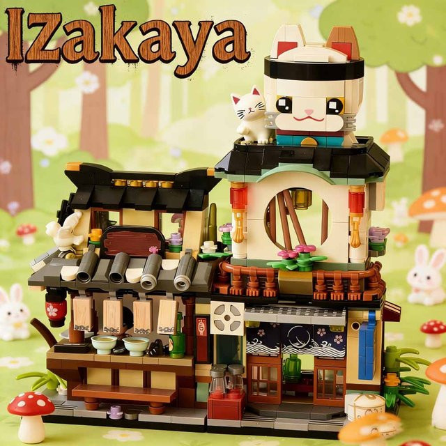 doinbby Japanische Izakaya-Architektur Bausteine, 789 Teile - Bild 1