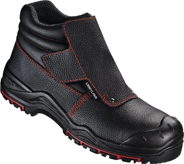 CRAFTLAND Schweißerstiefel Eisenach aus Leder in Schwarz, Größe 42, Schutzklasse S3 nach EN ISO 20345 - Bild 1