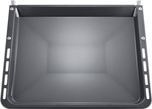 Siemens Backblech aus Emaille in Grau, rechteckig, HZ341072 - Bild 1