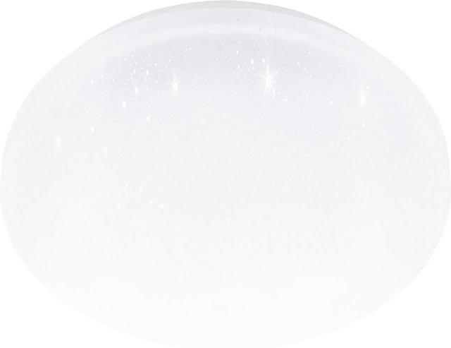 Eglo LED-Wand- und Deckenleuchte Pogliola in Weiß mit Kristalleffekt, rund, Durchmesser: 26 cm - Bild 1