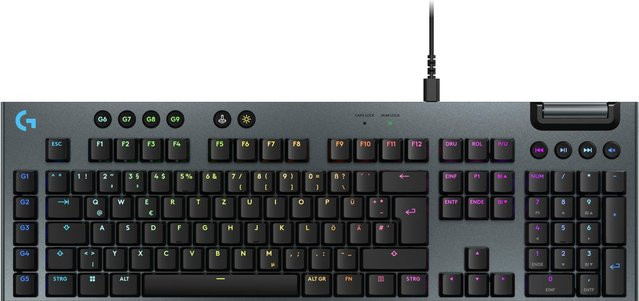 Logitech G915 X mechanische Gaming-Tastatur mit taktilen Schaltern, Schwarz - Bild 1