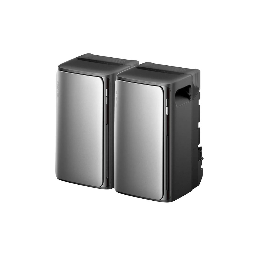 EcoFlow Stream Pro und Stream Max Balkonkraftwerk Speicher Set in Silber und Grau mit 0,55 m Parallelkabel - Bild 2