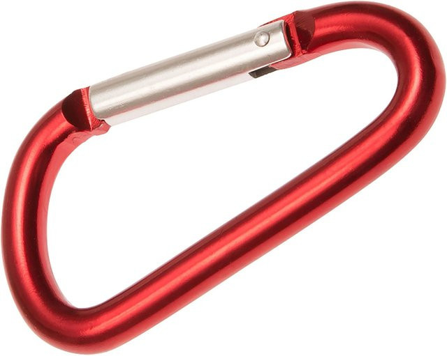 Conacord Karabinerhaken aus Aluminium in Rot, Durchmesser: 8 mm, Länge: 80 mm - Bild 1