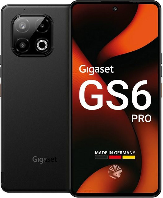 Gigaset GS6 Pro Smartphone Schwarz 256GB 5G mit 6,67 Zoll Display - Bild 1
