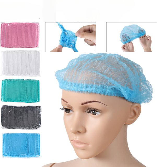 BOLUOYIN Einweg Haarhaarkappen aus Vlies, 100 Stück, Unisex - Bild 1