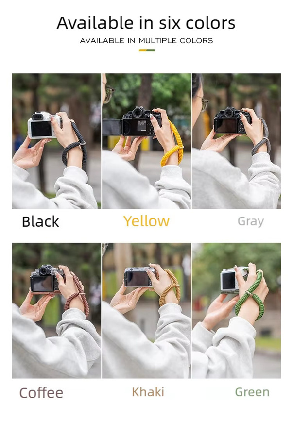 Handgewebter Kamera-Handschlaufenriemen von JAOUCAM in Grün, kompatibel mit Fujifilm XE5 XT50, Sony A7M4 ZV-E10, Canon R10 R50 und Nikon Z30 ZF - Bild 2