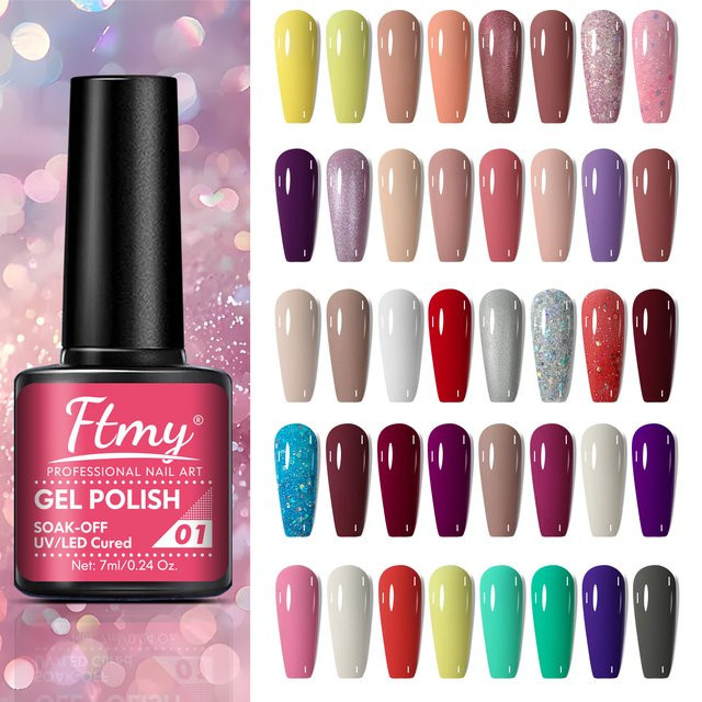 FTMY Gel-Nagellack, Glänzend, 7 ml - Bild 1