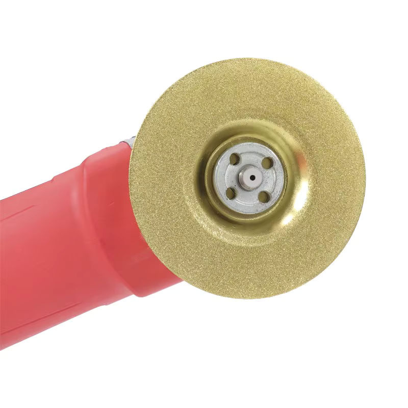 XCAN Diamant-Schleifscheibe in Gold, Durchmesser: 100 mm, Körnung 240, Polierscheibe für Winkelschleifer und Kreissägeblätter - Bild 5
