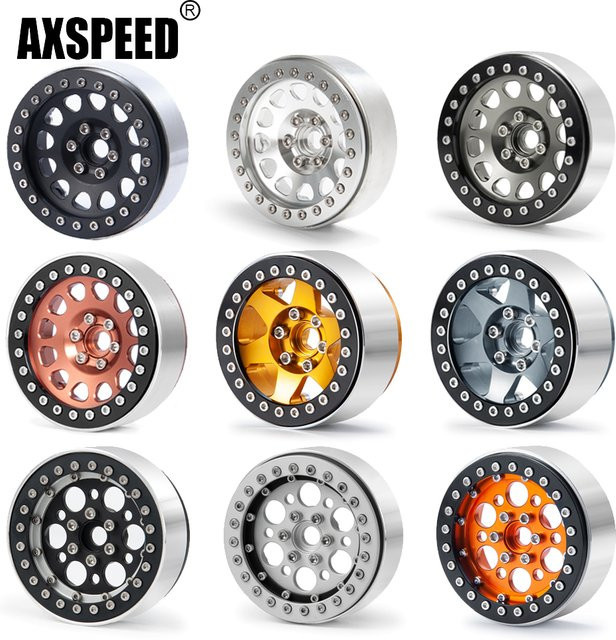 AXSPEED Aluminium-Legierung Beadlock-Felgen, 2,2 Zoll, 25mm, 1:10 - Bild 1