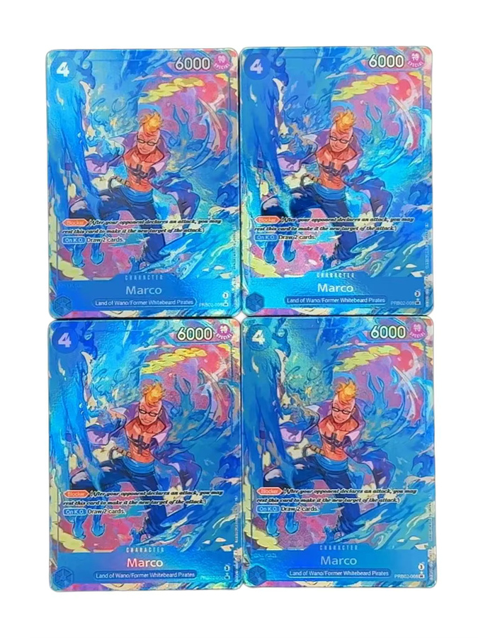 Bandai One Piece Marco Charakterkarte, Sammelkarten, Englisch - Bild 3