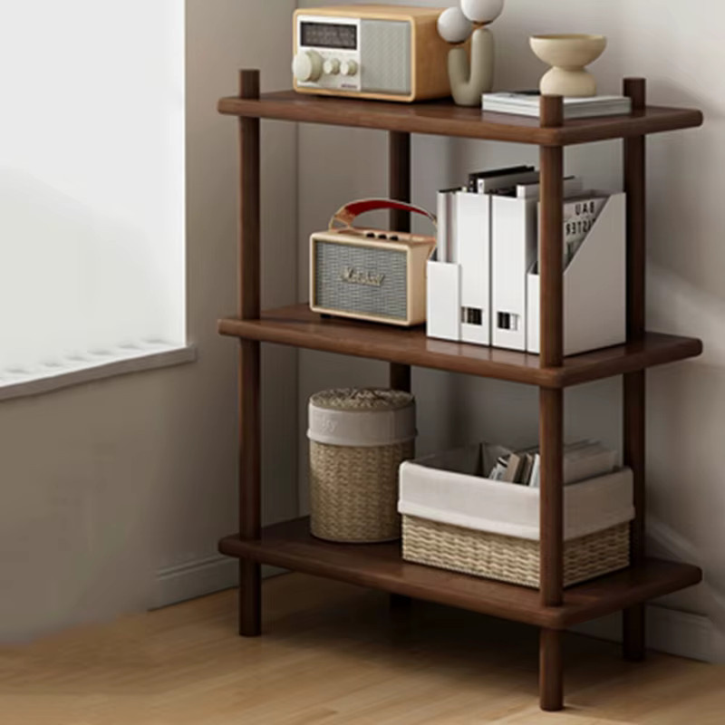 Modernes Bücherregal aus Holz von DUTRIEUX in Braun, freistehendes Regal mit offenem Design für dein Wohnzimmer - Bild 2