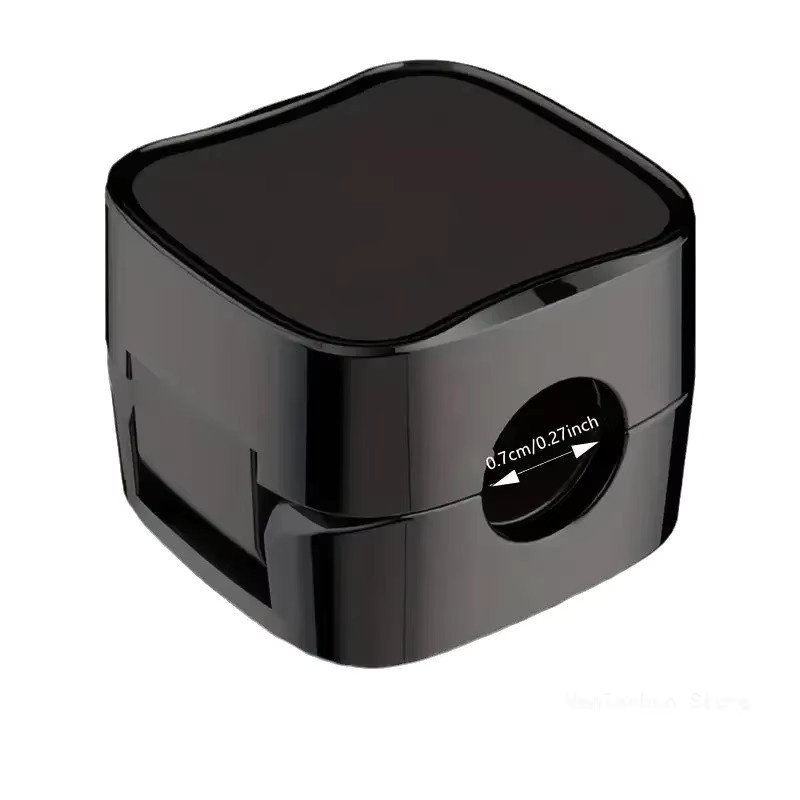 Magnetischer Kabel-Organizer in Schwarz aus Kunststoff für die Schreibtischorganisation und Wandmontage - Bild 2