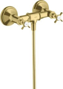 Hansgrohe Axor Montreux Zweigriff-Brausearmatur in Brushed Brass - Bild 1
