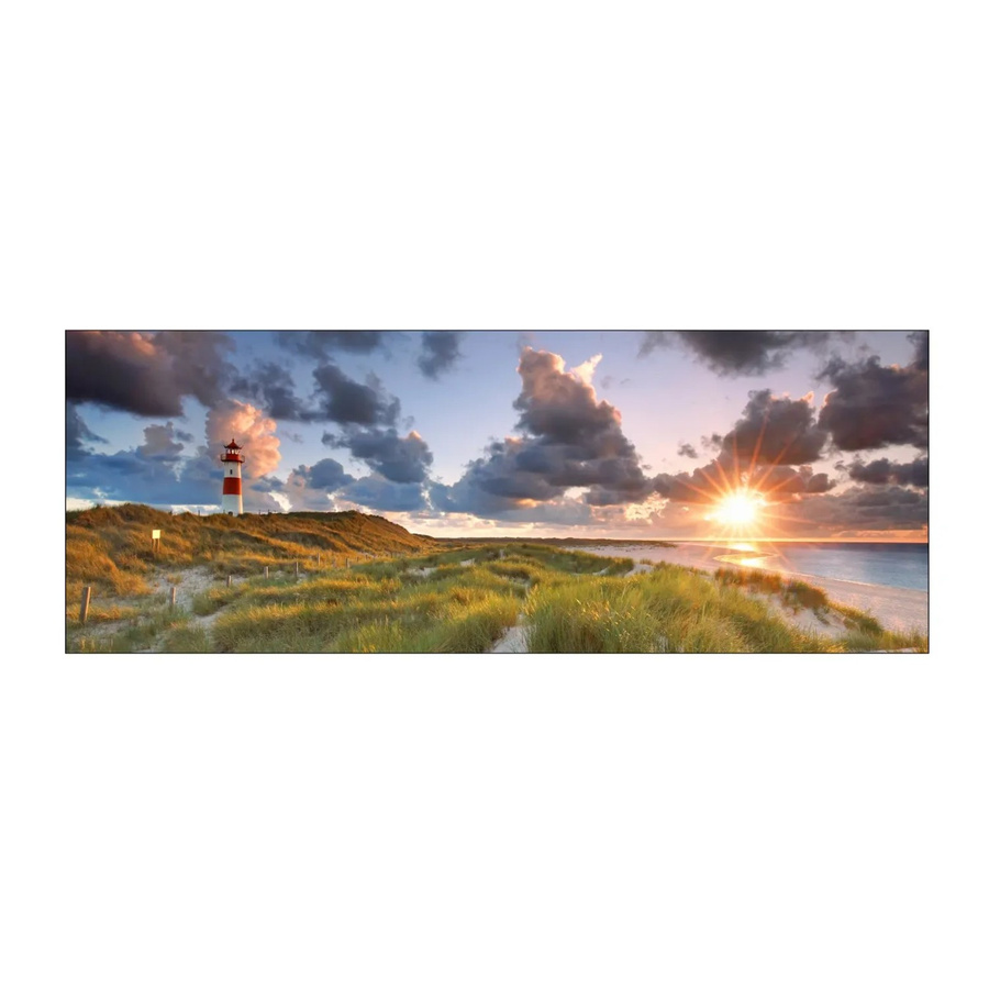 MySpotti Küchenrückwand Profix Cucina Leuchtturmpanorama in Sanddüne, B/H: 160 x 60 cm - Bild 2