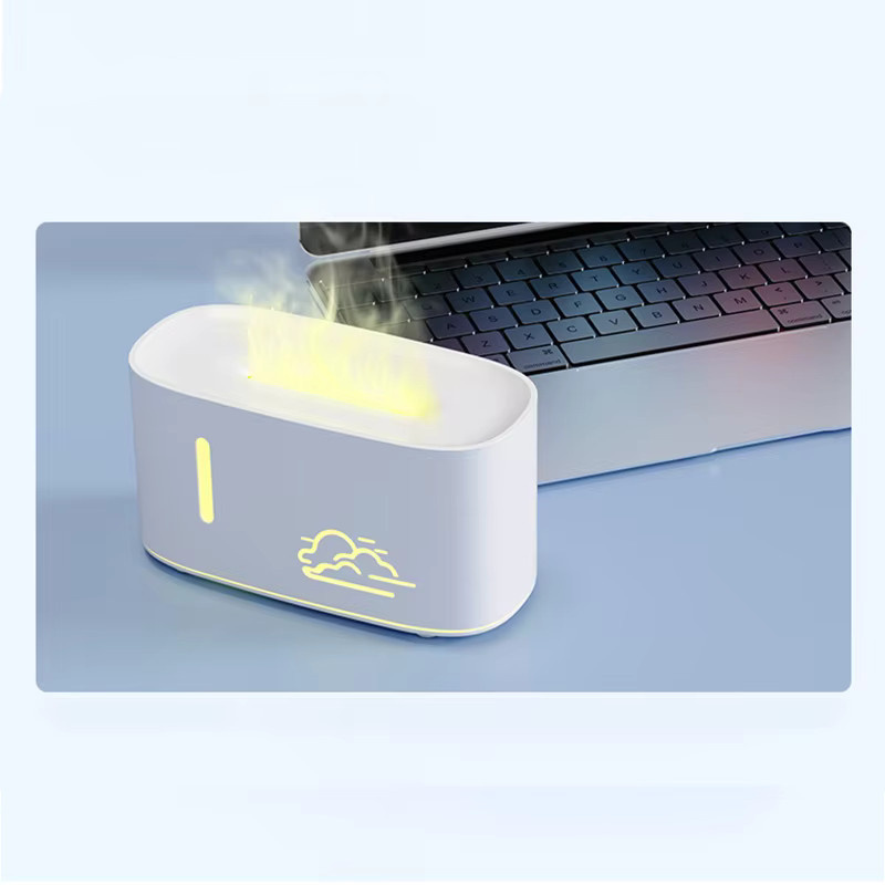 Seavidar Cloud Flame Aromatherapie-Maschine mit Nano-Zerstäubung und bunter Atmosphärenlampe in A30 Black - Bild 4