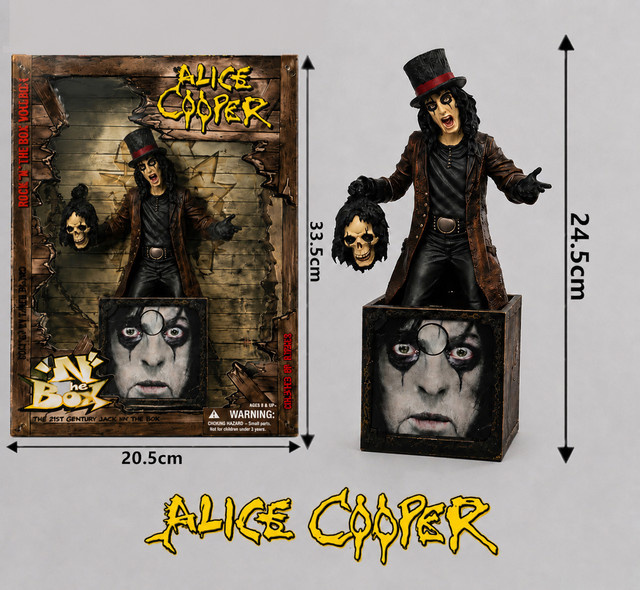 Art Asylum Alice Cooper Jack In The Box Welcome To My Nightmare Actionfigur, Musikbox - Bild 1
