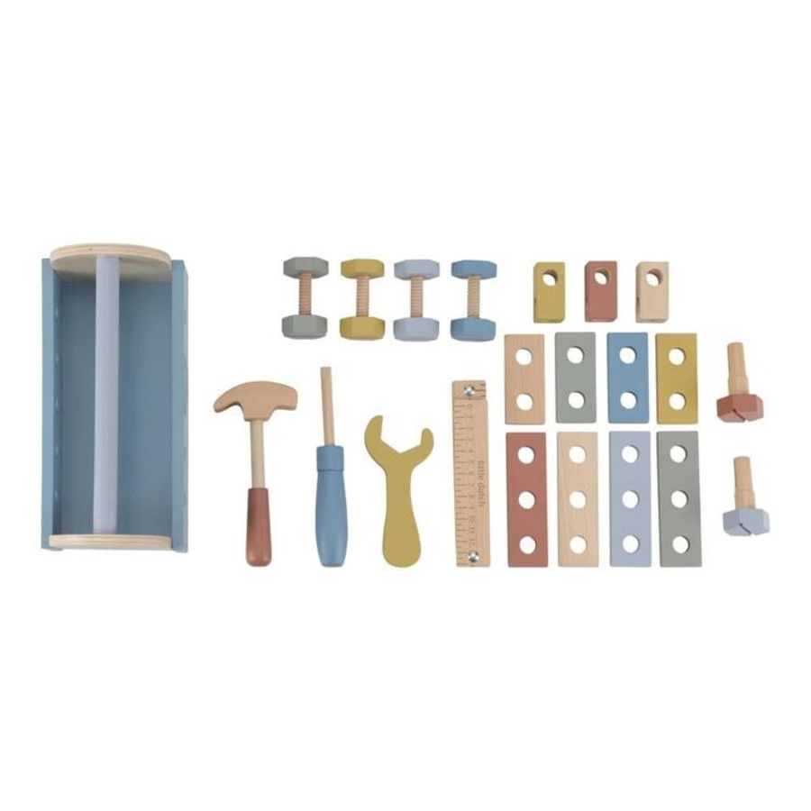 Little Dutch Holz Werkzeugkiste, Blau, ab 2 Jahre - Bild 1