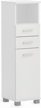 Schildmeyer Highboard Palermo in Mattweiß, B/H/T: 30,3 x 110,5 x 32,6 cm - Bild 1