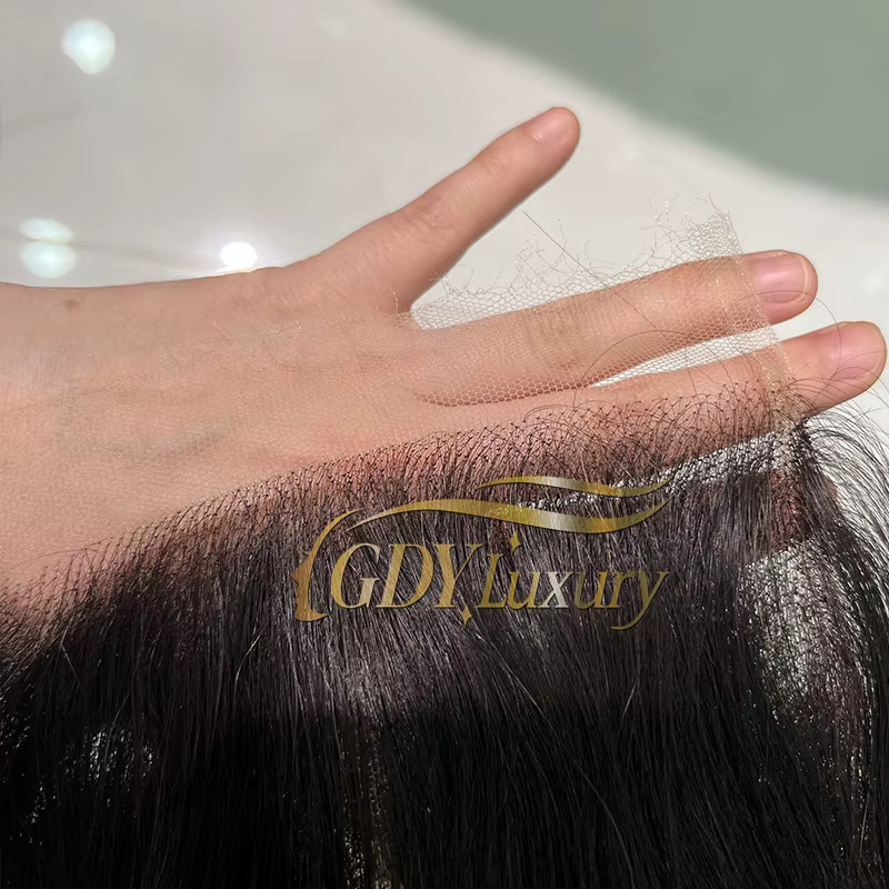 GDYLuxury HD Lace Frontal, 100% rohes menschliches Haar - Bild 2