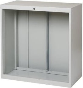 Regalwerk BERT-Schubladenschrank-Korpus 900 Gehäuse aus Stahlblech in Lichtgrau RAL 7035 - Bild 1