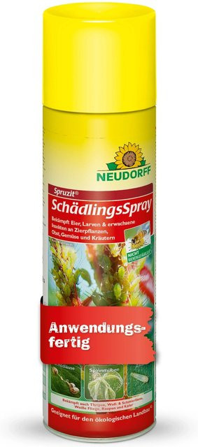 Neudorff Spruzit Biologisches Schädlings-Spray mit Pyrethrin für Zierpflanzen, Gemüse und Kräuter, 400 ml - Bild 1