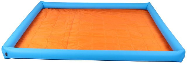 Fishine Stranddecke in Orange mit aufblasbarer Kissenwand, umwandelbar zum Zelt, B/B: 220 x 210 cm - Bild 1