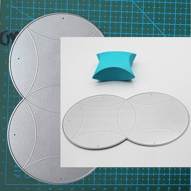 Metall Stanzform und Schneidwerkzeug in Silber für Scrapbooking und Handwerk - Bild 1