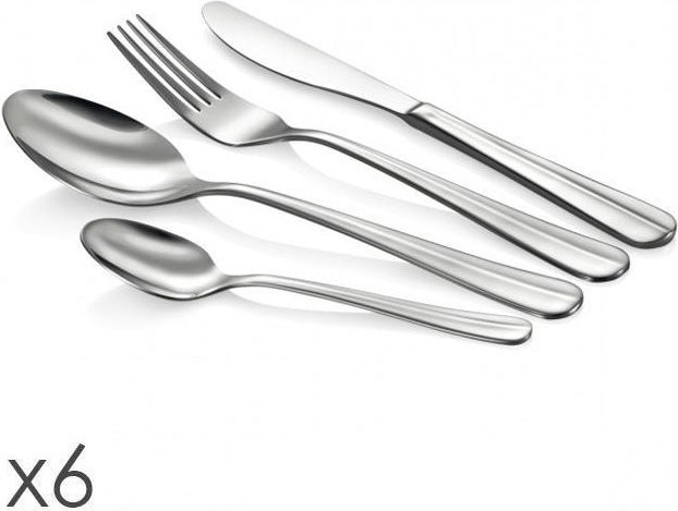 Tescoma Besteckset VERONICA aus Edelstahl in Silber, 24-teilig - Bild 1