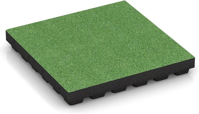 WARCO Fallschutzplatten Lindgrün B/T/H: 50 x 50 x 7 cm - Bild 1