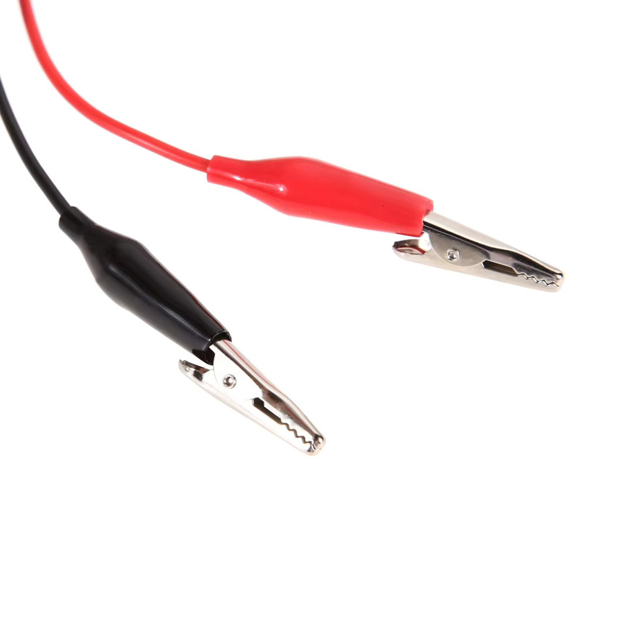 APWIKOGER 2er-Set BNC Q9 auf Doppel-Krokodilklemme Oszilloskop-Testkabel in Schwarz, Länge: 98 cm - Bild 2