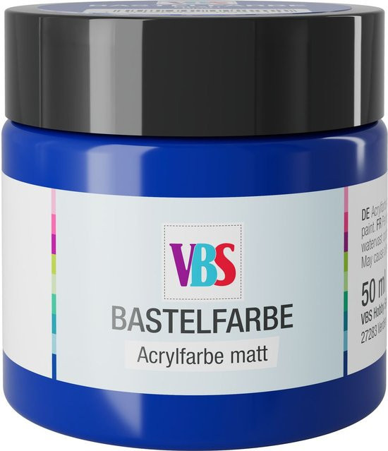 VBS Bastelfarbe Blau, 50 ml - Bild 1