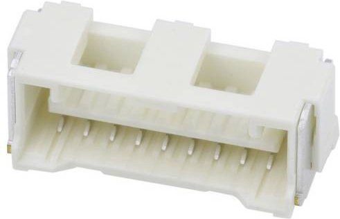Molex Einbau-Buchsenleiste Standard 502585-0970 Tape on Full reel in Weiß - Bild 1