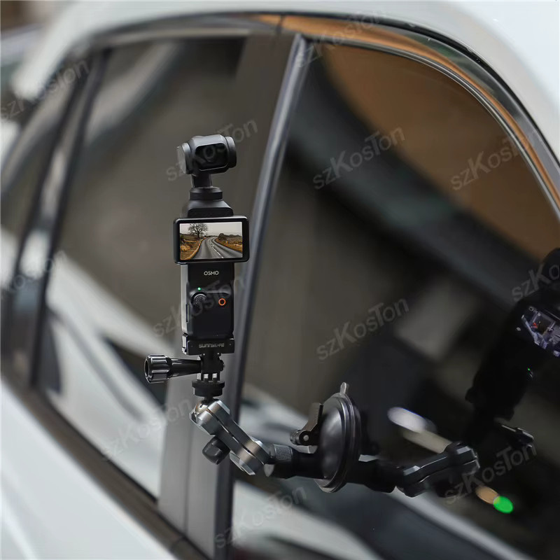 DJI Schnellwechseladapter und faltbare Erweiterungshalterung für OSMO Pocket 4 und OSMO Pocket 3 in Schwarz mit 1/4-Zoll-Schraubenloch - Bild 6