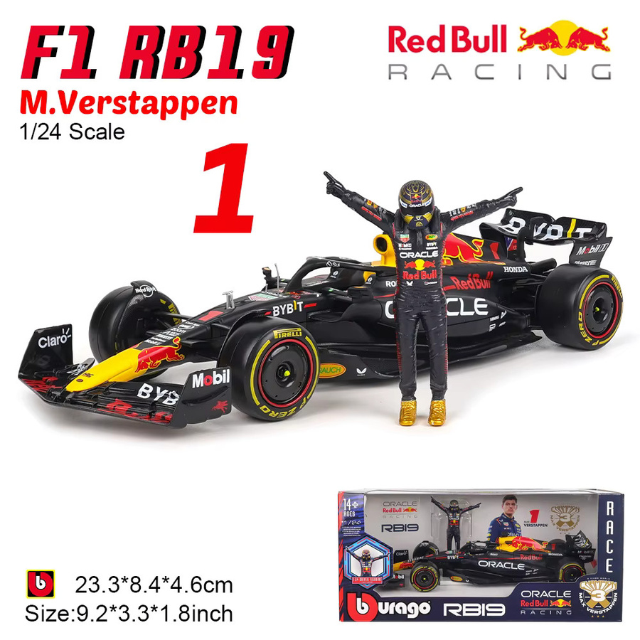Bburago Red Bull Racing RB19, Spielzeugauto-Modell, 1:24, ab 14 Jahren - Bild 2