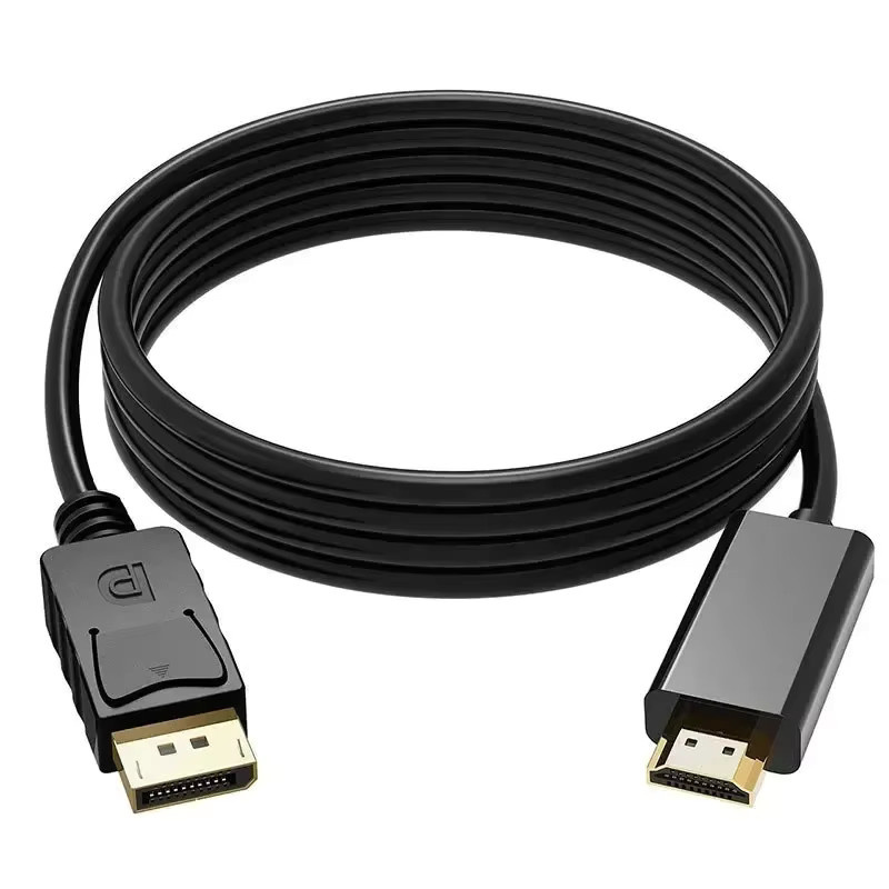 Henruisi DisplayPort zu HDMI Kabel in Schwarz für Computer, Laptop, TV und Monitor - Bild 5